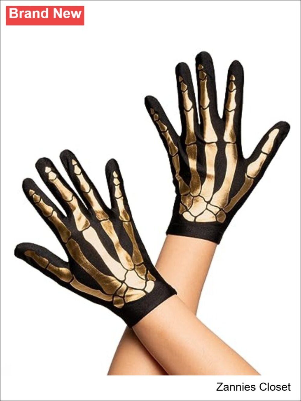 👻 Tipsy Elves Skeleton Gloves Polyester Spandex Halloween Party Costume